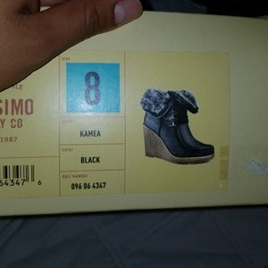 Mossimo wedged booties